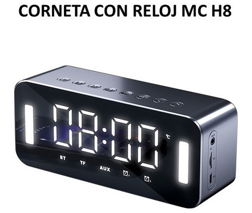 Corneta Con Reloj Despertador Mc H8 