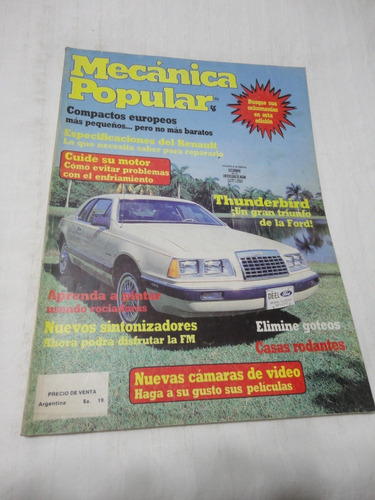 Revista Mecánica Popular Julio 1983 Compactos Europeos