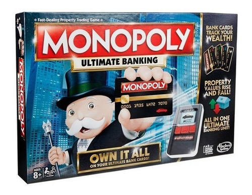 Monopoly Juego De Mesa Banco Electrónico Ultimate Hasbro 