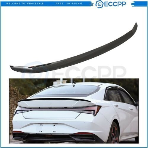 Spoiler Wing For Hyundai Elantra (cn7) 2021 2022 Carbon Ecc1