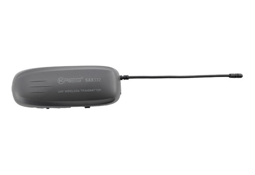 Micrófono Inalámbrico Krieg Sax332 Para Saxofón Uhf Negro