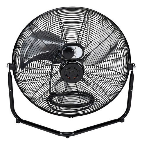 Ventilador De Piso De Alta Velocidad De 20 Pulgadas Cantidad De Aspas 3 Estructura Negro Diámetro 51 Cm Material De Las Aspas Metal