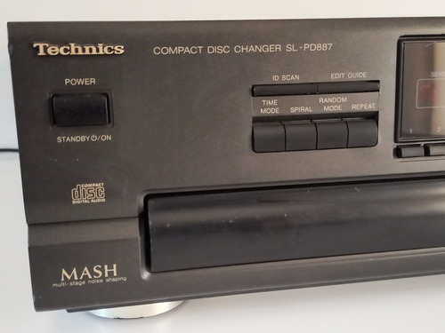 Compactera Technics Sl-pd887 A 220v Funcionando 5 Discos Zwt Negro (Usado)