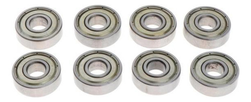 4 X 8 Piezas Silver Premium Abec-7 Precision 608 Z