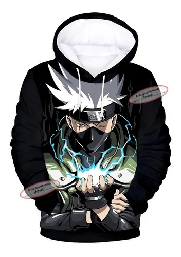 SUDADERA HOODIE SASUKE UCHIHA NARUTO ANIME UNISEX MUJER HOMBRE