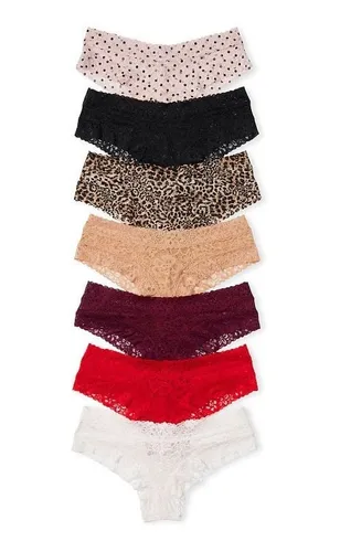 Pack X 7 Cacheteros De Encaje Victoria’s Secret Lacie Cheeky | Cuotas