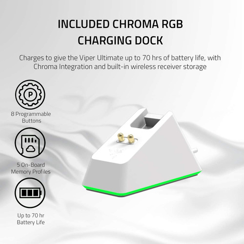 Imagen 6 de 6 de Razer Ratón Inalámbrico Para Juegos, 20000ppp, Con Base De C