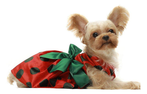 Fitwarm Vestido De Navidad Para Perro, Ropa De Vacaciones P.