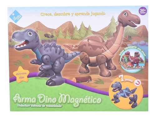 Dinosaurio Para Armar Magnético El Duende Azul