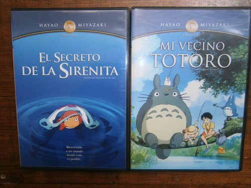 Els Ecreto De La Sirenita + Mi Amigo Totoro Miyazaki 2 Dvds