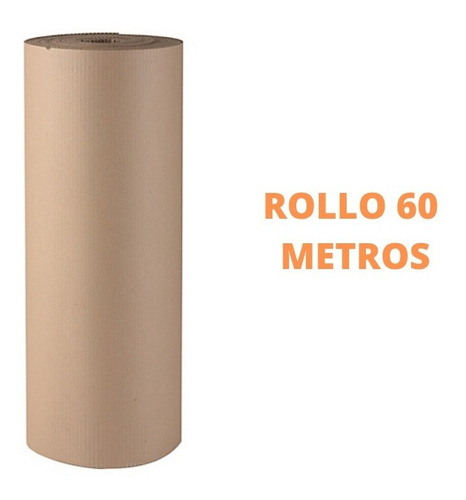 Cartón Corrugado Rollo 60 Metros