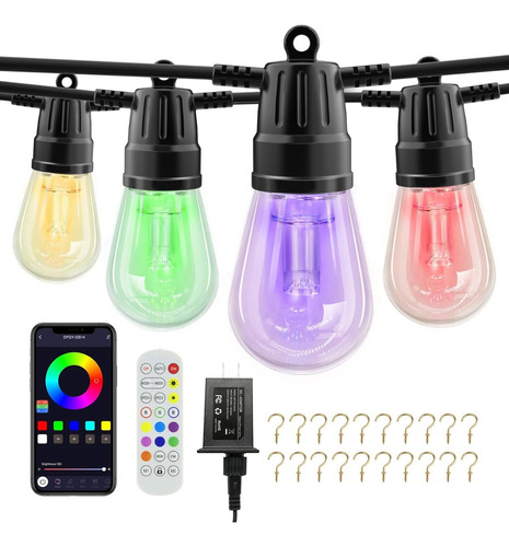 Cadena De Luz Rgb Smart 15 Mts