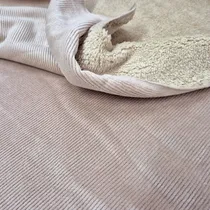 Comprar Tela Por Metro Corderoy Con Corderito Con Spandex 1.6m Ancho Beige