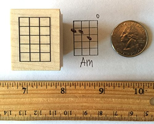 Stampola Ukelele Mandolina Banjo Acorde Sello (tamaño