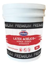 Comprar Latex Interior - Exterior Premium 20lts. Excelente Calidad. Acabado Mate Color Blanco