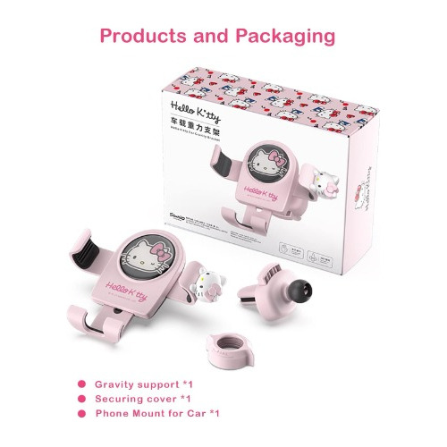 Soporte Celular Para Auto Práctica Forma Hello Kitty