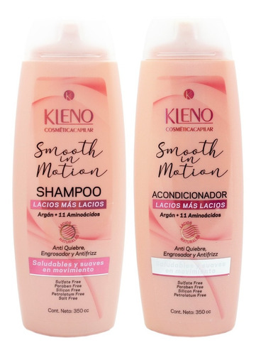 Kleno Smooth In Motion Shampoo + Acondicionador Lacios Argan