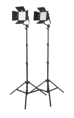 Fotografia Studio Premium 2 Panele Foco Luz Led Do Kit