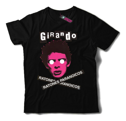 Remera Ratones Paranoicos Juanse Rock 5 Dtg Premium