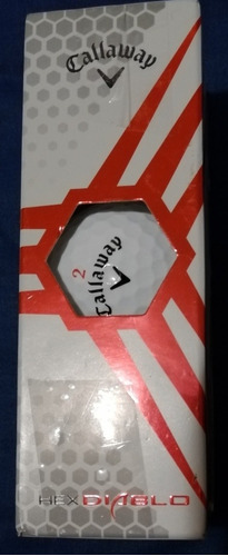 Bolas De Golf Callaway Hex Diablo 3 Unidades En Caja Nuevas