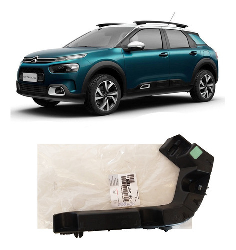 Suporte Esquerdo Parachoque Trase C4 Cactus 2018 Em Diante