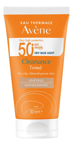 Avene Cleanance Solar Fps 50+ Protector Solar Con Color 50ml