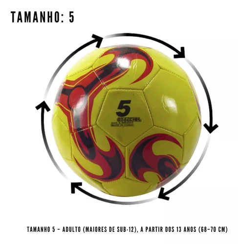 Bola de futebol tamanho 5 para jogar ao ar livre, material de