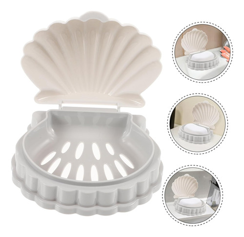 Jabonera De Concha, Barra Autodrenante, Soporte Para Jabón,
