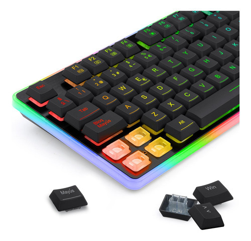 Teclado Redragon Dyaus Español Negro