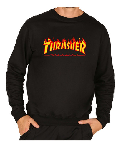 Buzo Cuello Redondo De Thrasher, Skate