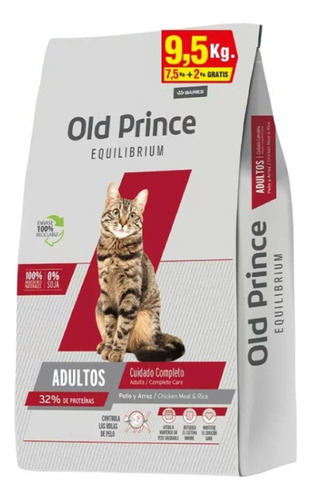 Old Prince Equilibrium  Complete Care Gato Adulto 7.5 +2 Kg