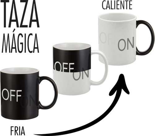 Taza Mágica Agua Caliente Personalizada Nueva De Moda