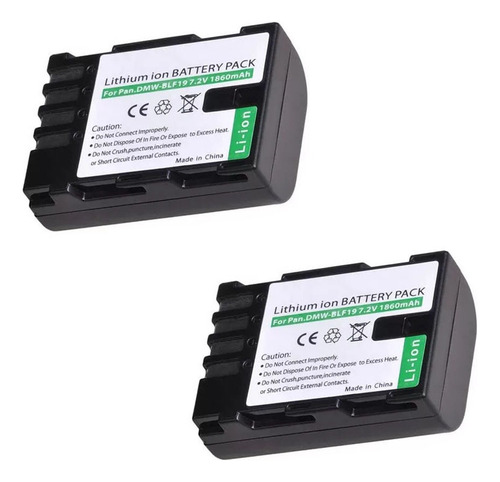 2x Dmw-blf19 Panasonic Lumix Dmc-gh3 Gh4 Gh5 G9 Dmw-btc10