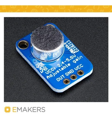 Amplificador Micrófono Electret Max4466 Gan Ajustab Adafruit