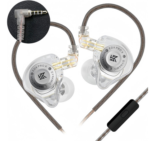 Audífonos Kz Edx Pro X Con Micrófono In Ear Gamer Monitores