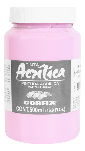Tinta Acrílica Corfix 500ml 106 Laca Orquidea