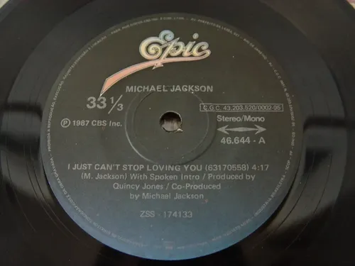 2 Vinil Compacto Michael Jackson 1984 1987 Toca Disco N Cd