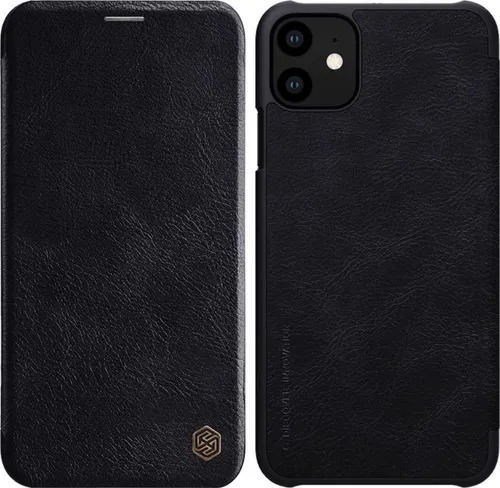 Carcasa  Nillkin Qin Leather iPhone 11 Negro + Lámina