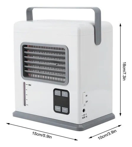 Ventiladores: Mini Acondicionador De Aire Portátil, Humidifi
