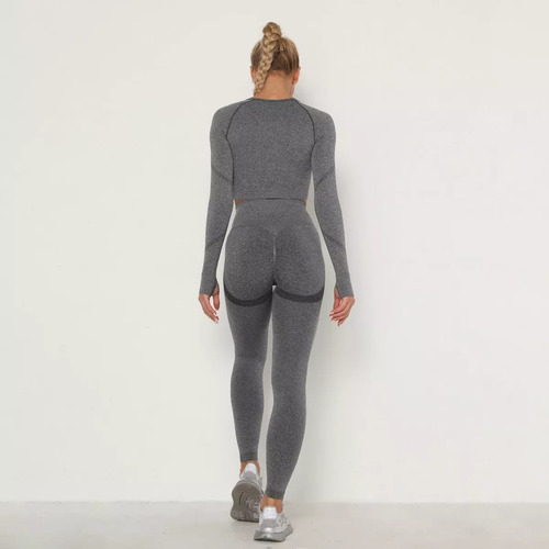 Imagen 3 de 6 de Conjunto Deportivo Leggins Push-up Importado