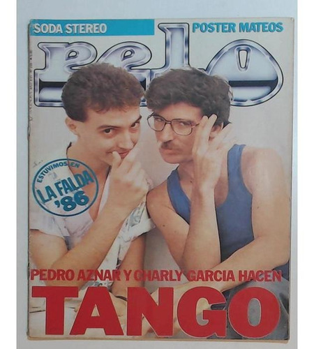 Revista Pelo 255 (tapa Pedro Aznar Y Charly Garcia)