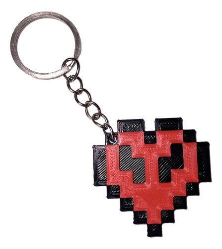 Llavero Corazón Minecraft