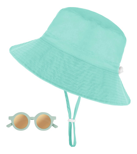Sombrero Y Anteojos De Sol Para Niños, Protección Solar Upf 