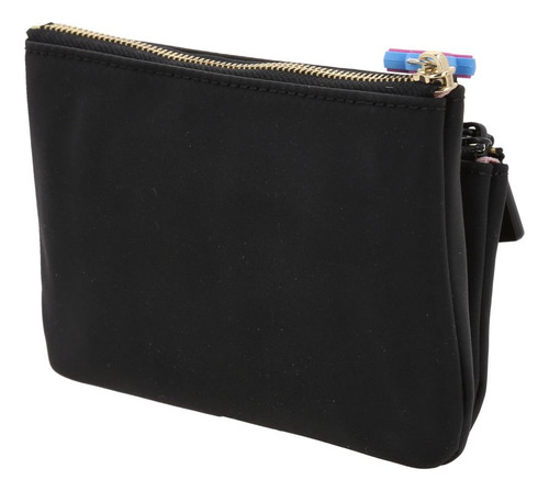 Cartera Gorett Tay Gs25094-3 Color Negro Diseño De La Tela Liso