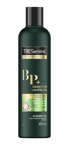 Shampoo Tresemmé Baixo Poo + Nutrição Com 400ml Full