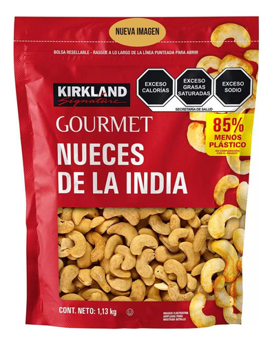 Nueces De La India Premium Asadas Con Sal 1.1 Kg Kosher