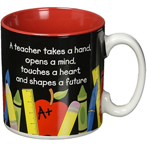 1 Profesor 13 Oz Taza De Café Con Reglas De Lápiz Lápices De