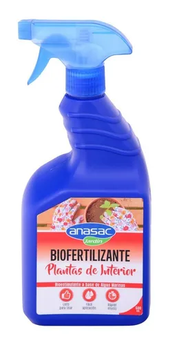 Biofertilizante Para Plantas De Interior 500 Ml Spray Afj