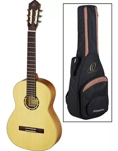 Guitarra Clasica Criolla Ortega Zurdo R121l  + Funda 