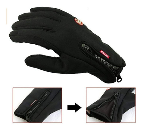 Imagen 4 de 6 de Guantes Termicos Guantes Bici Guante Bici Touch Antideslizan